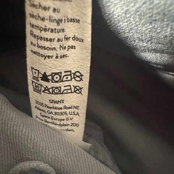 SPANX Coastal Blue Twill Shorts Size 3X - Picture 2 of 12